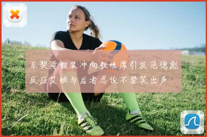 东契奇假装冲向教练席引发范德彪反应艾顿与后者忍俊不禁笑出声