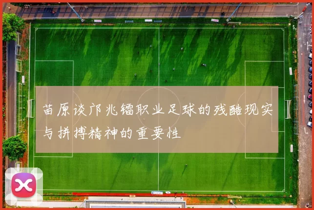 苗原谈邝兆镭职业足球的残酷现实与拼搏精神的重要性